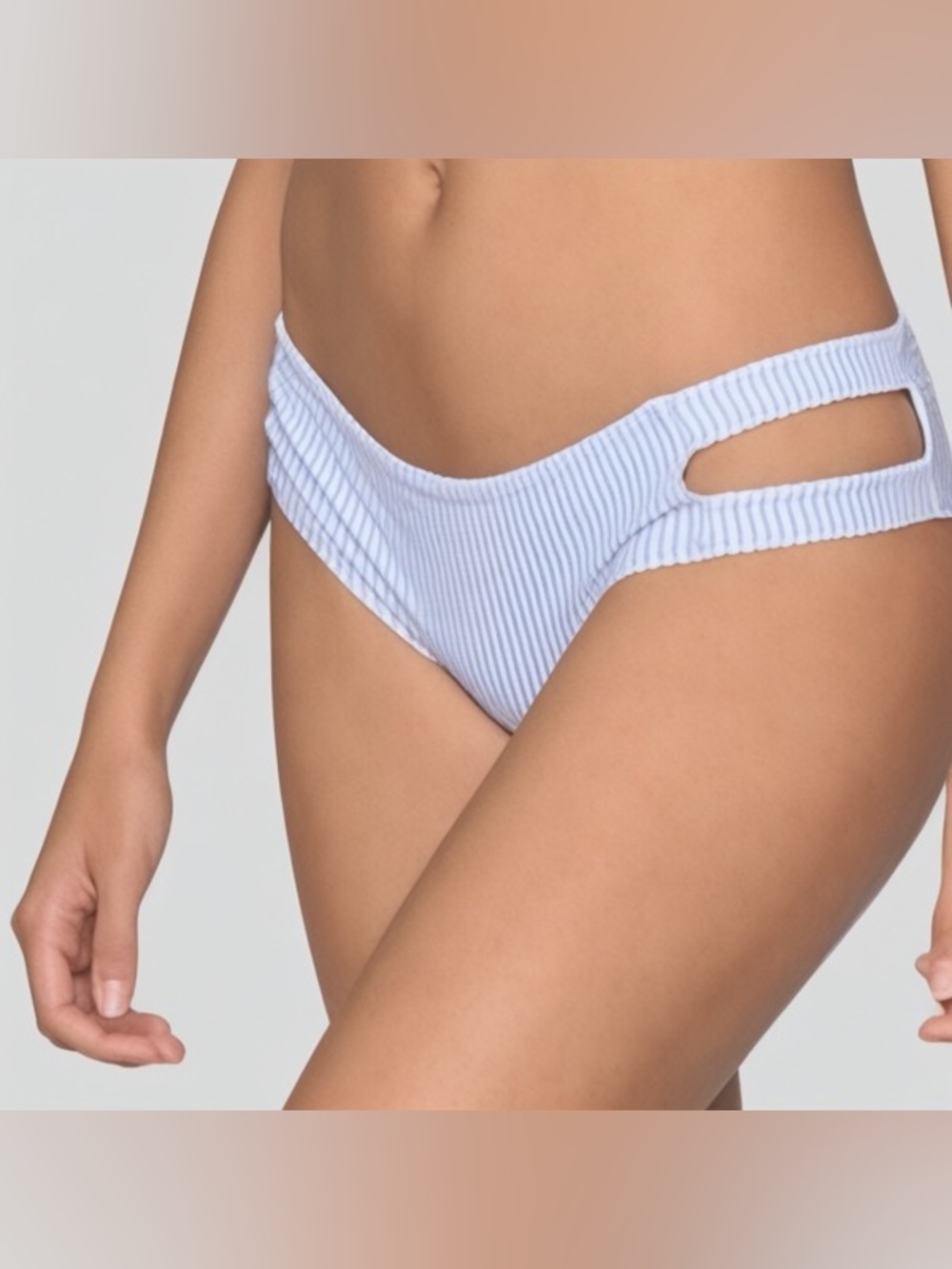 NWT Agua Bendita Campina seersucker bikini bottoms